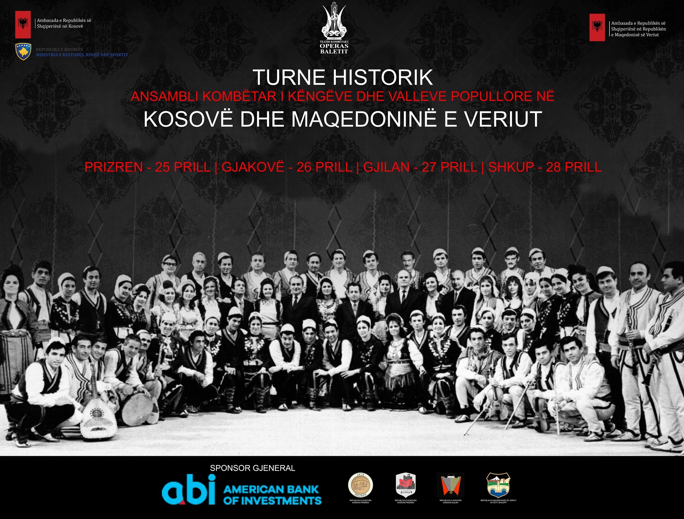 Teatri i Operas, Baletit dhe Ansamblit Popullor i Shqipërisë nisin turneun në Kosovë