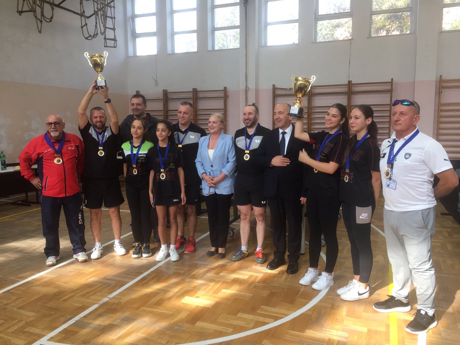 “KVPP Prizreni” dhe “Peja” kampion të ligës së parë në pingpong 