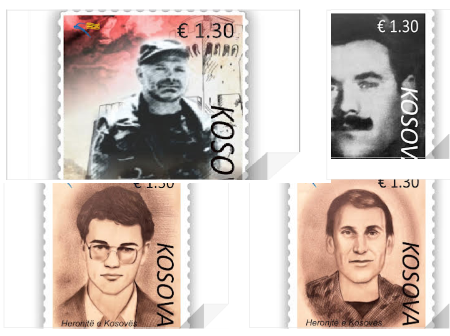Posta lanson pullat postare për katër heronj të Kosovës