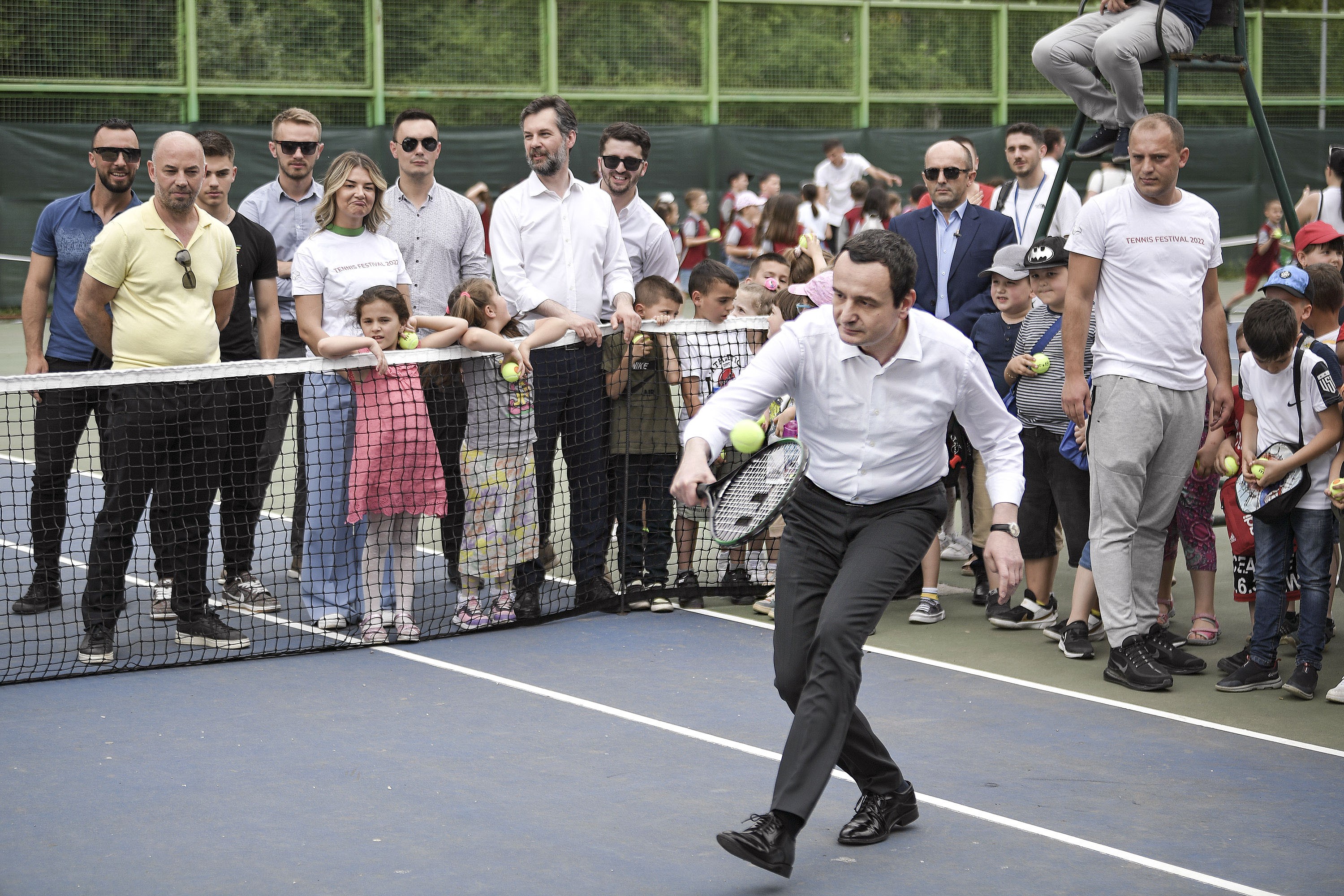 Kryeministri  Kurti mori pjesë në përmbylljen e Festivalit të Tenisit 2022