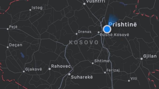 Apple Maps shënon emrat e qyteteve të Kosovës në shqip
