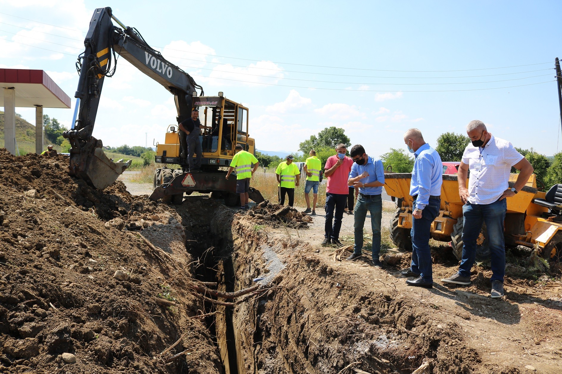 Vazhdon shtrirja e rrjetit të kanalizimit në Radulloc, Ranoc-Leskoc dhe Jagodë  