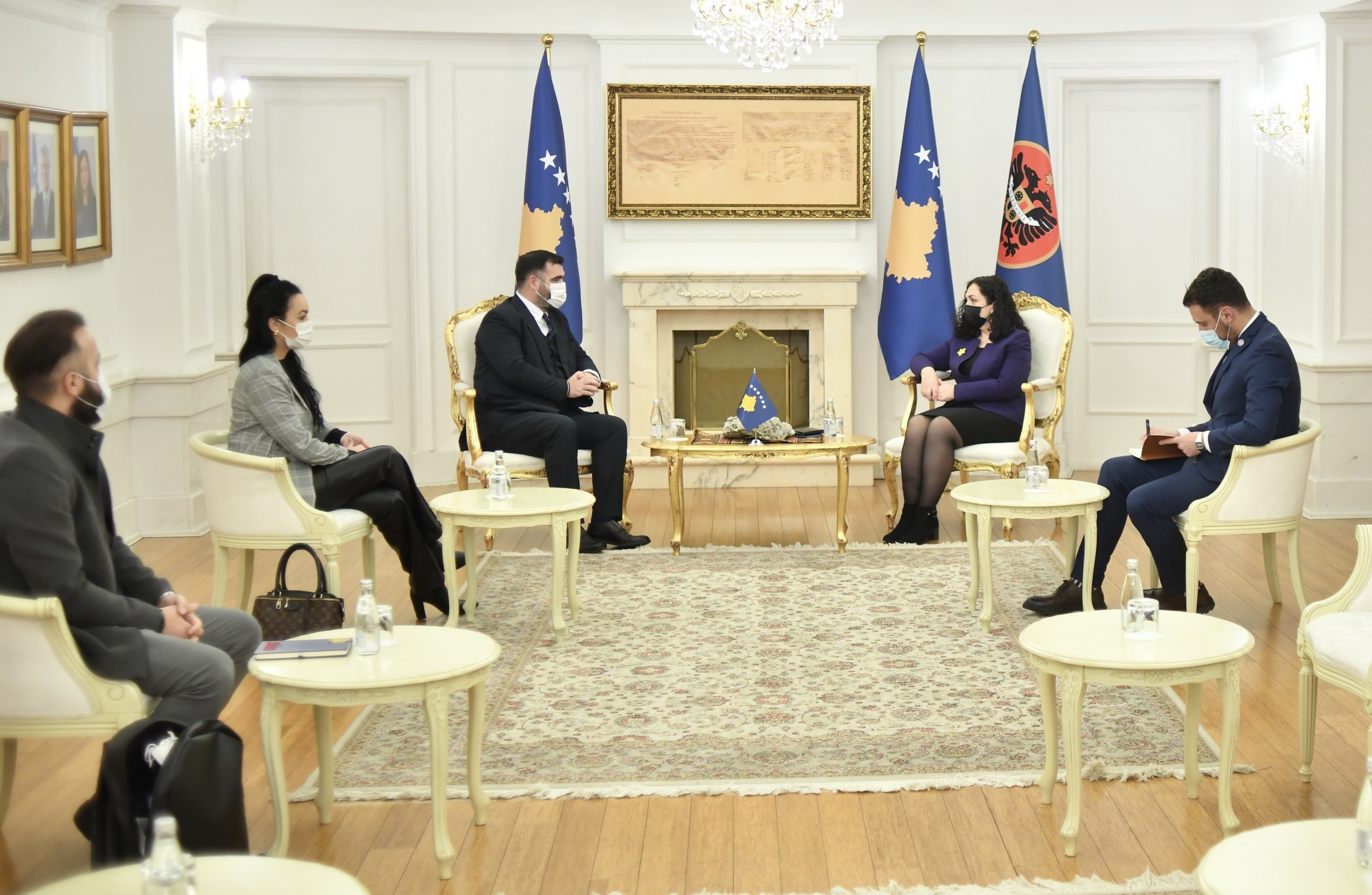 Presidentja Osmani mbështet Këshillin Kombëtar Shqiptar të Luginës së Preshevës