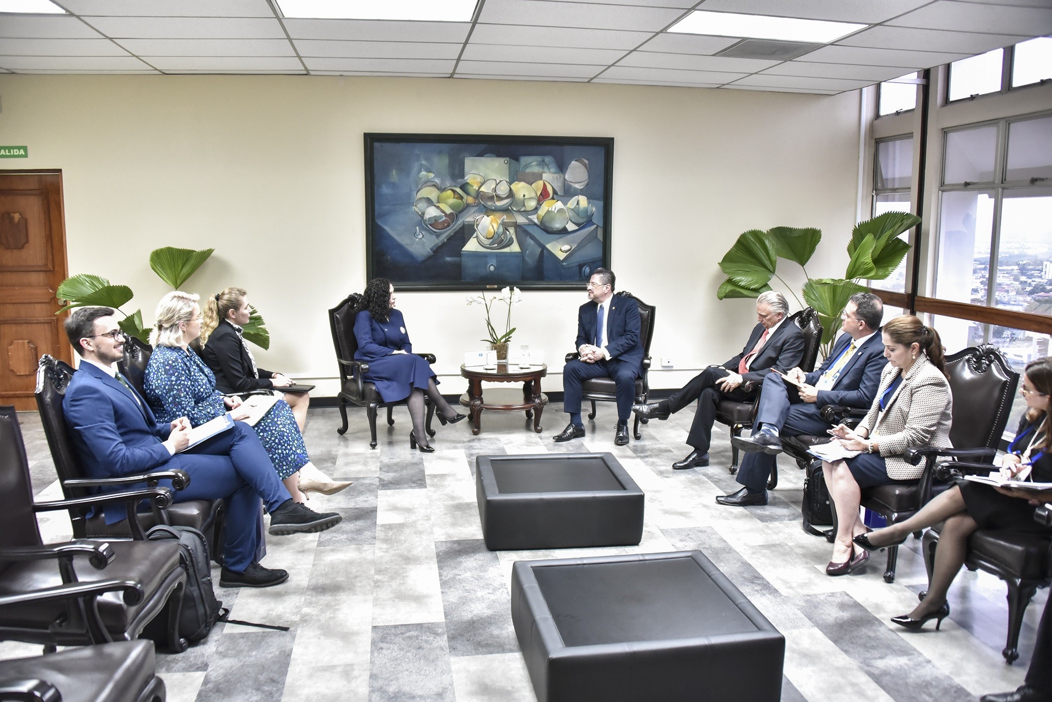 Presidentja Osmani ka takuar Presidentin e ri të Kosta Rikës, Rodrigo Chaves